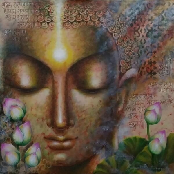 Madhumita Bhattacharya Buddha Painting