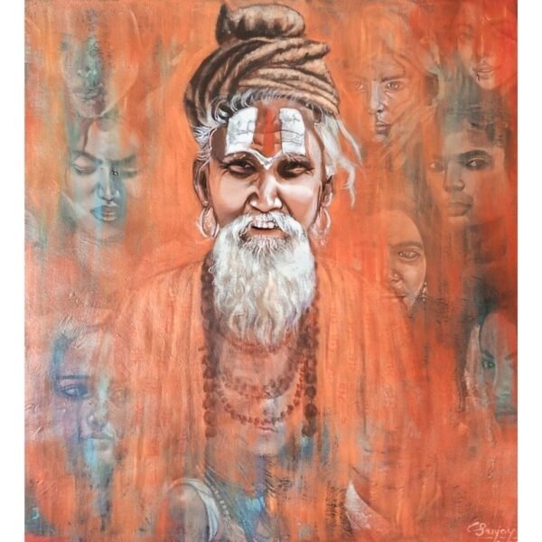 The Sage and the Tapestry of Faces 3