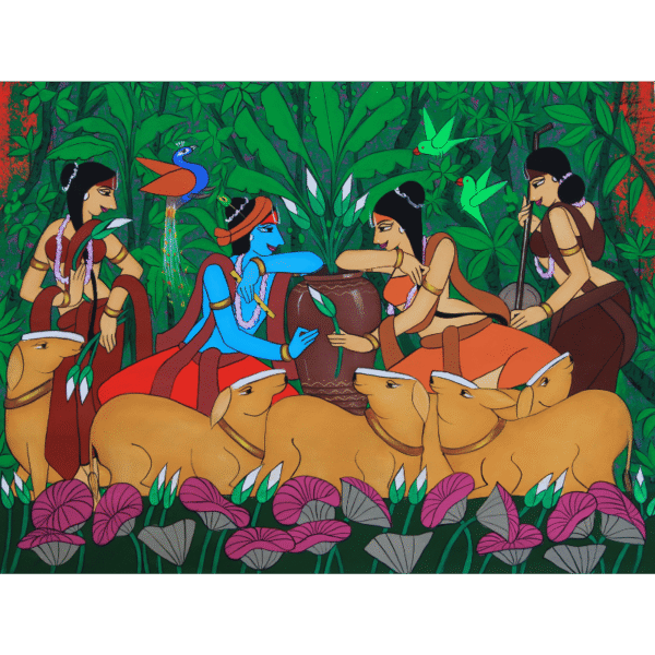 Affection painting by Chetan Katigar