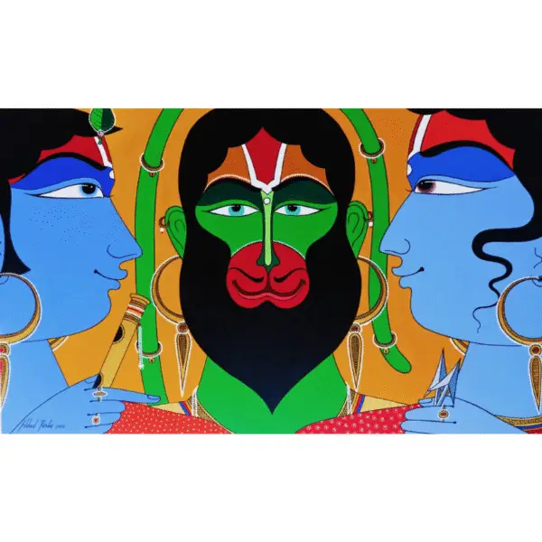 Rama, Krishna and Hanuma