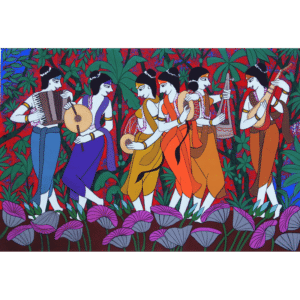 Chetan Katigar painting Acrylic painting